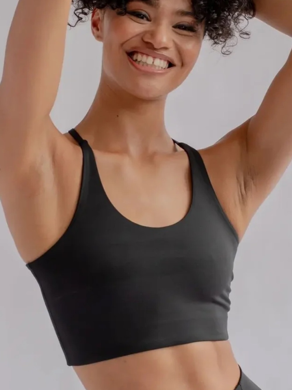 Girlfriend Collective Black Sports Bra XS ~ worn once EUC